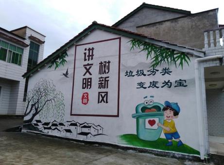 横州墙绘是现在流行的墙体广告