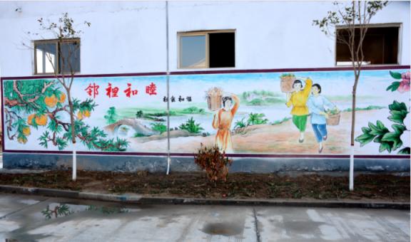 横州乡镇文化墙 乡风文明焕发新活力