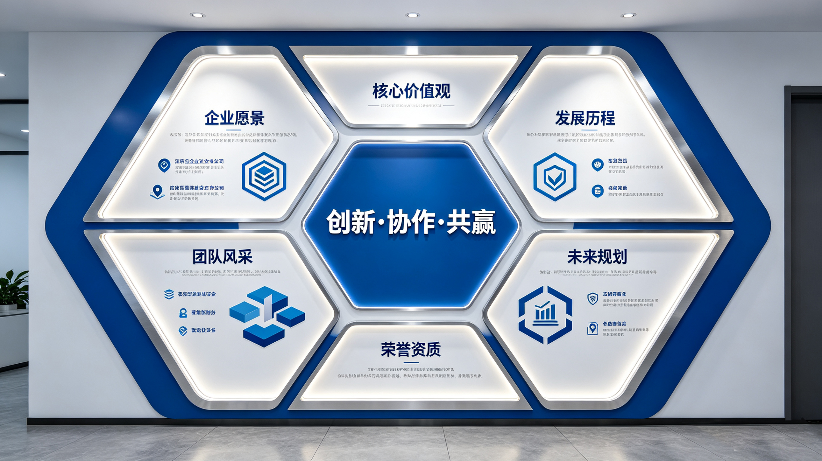 横州企业文化墙六边形避坑指南（新手常犯5个错误）